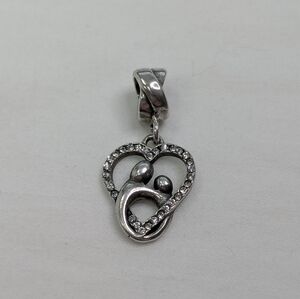 Vintage Michael Anthony Mother & Child European Slider Charm